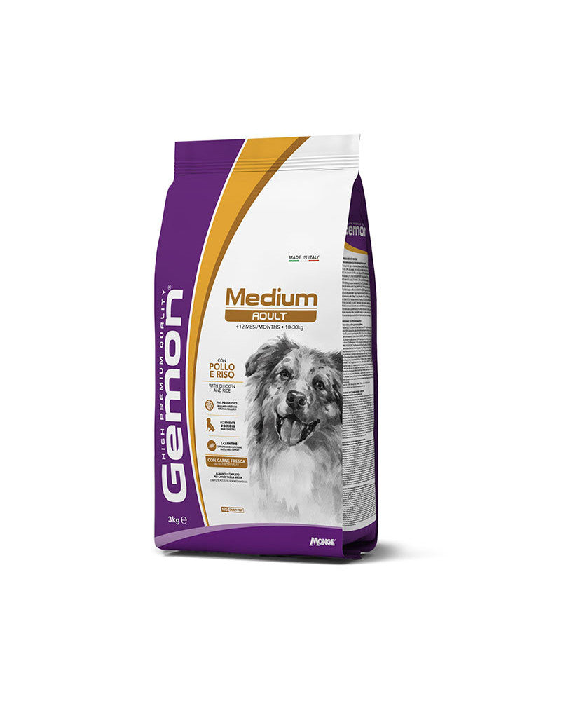 Gemon Mini Adult con Pollo e Riso 3 Kg Gemon Mini Adult con Pollo e Riso 3 Kg